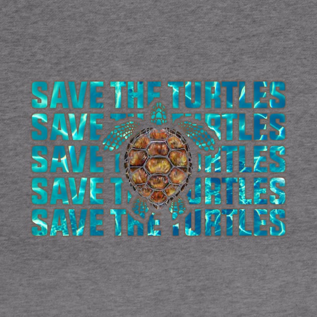 Save The Turtles by Mercado Graphic Design